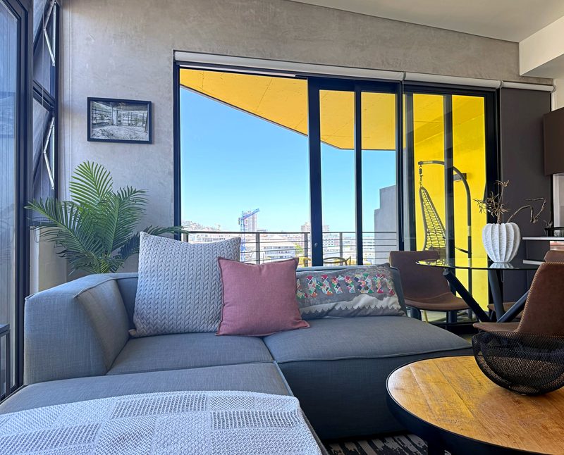 The lounge at One26 on M, looking out to the balcony